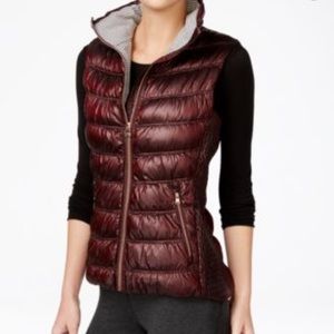 Calvin Klein Performance Vest - Premium Down - Deep Wine - Size L